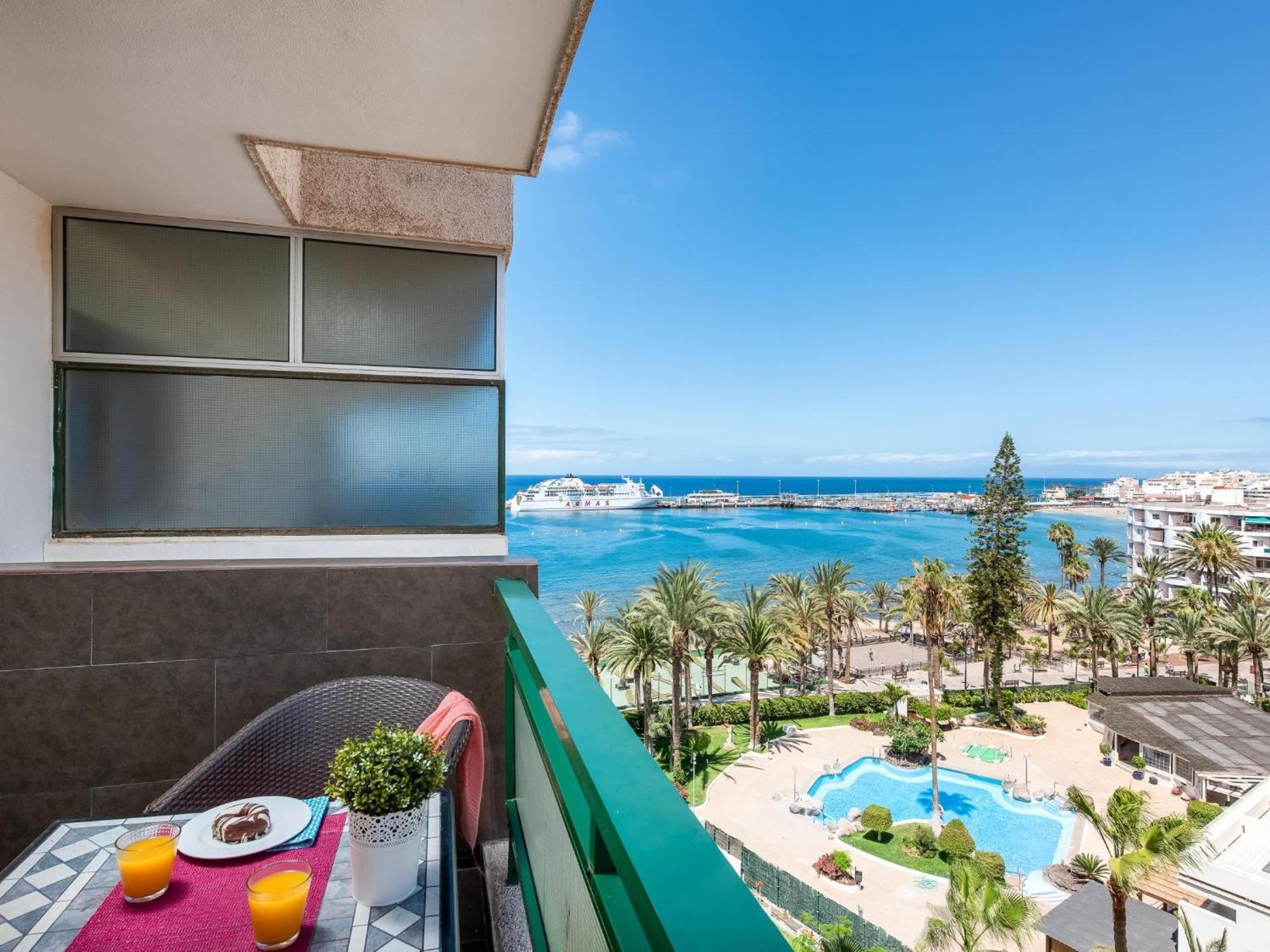 603 Comodoro Studio Beach Front Los Cristianos  Exteriör bild