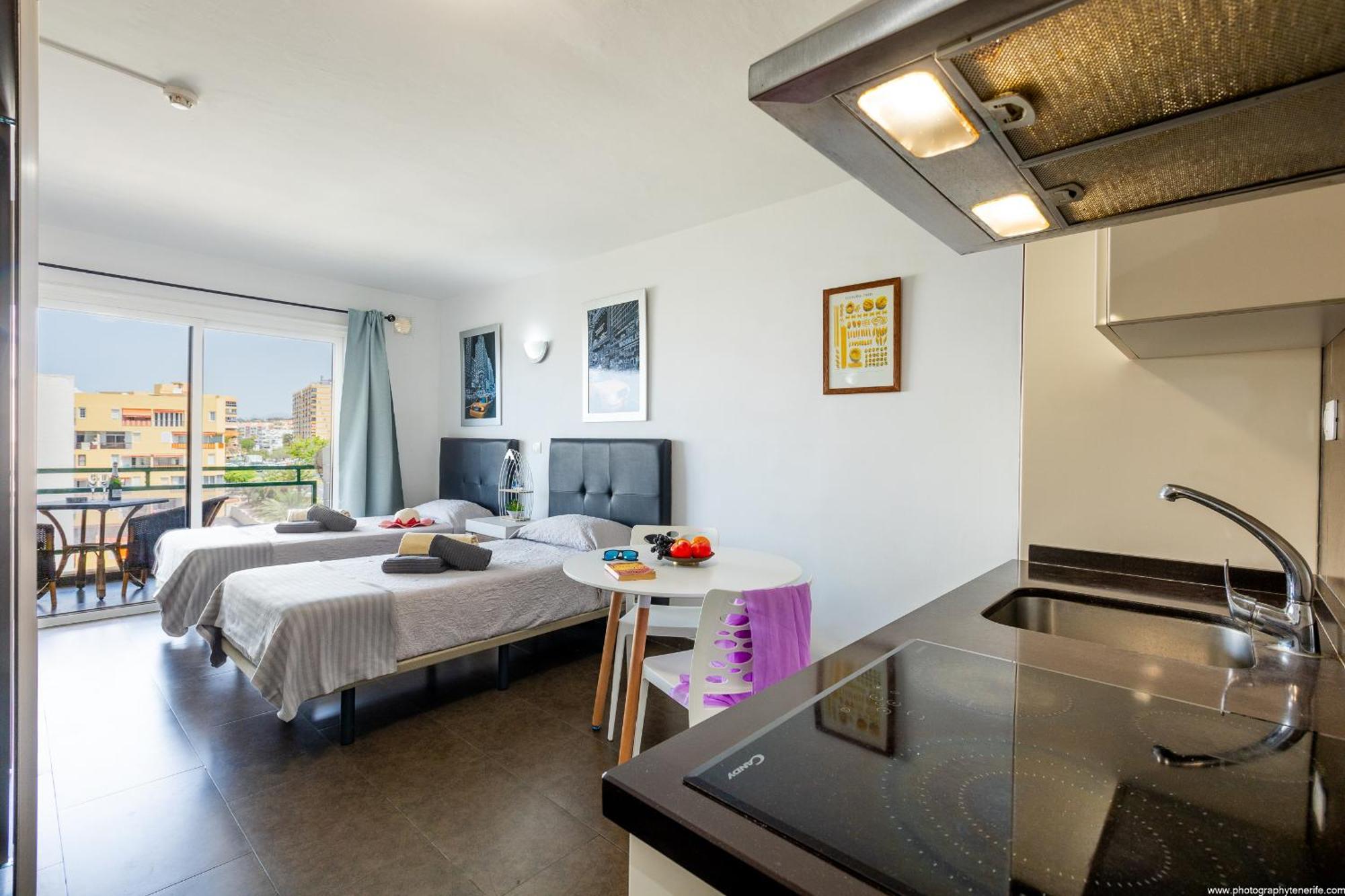 603 Comodoro Studio Beach Front Los Cristianos  Exteriör bild